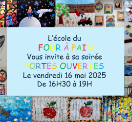 Portes ouvertes 2025 école du four à pain