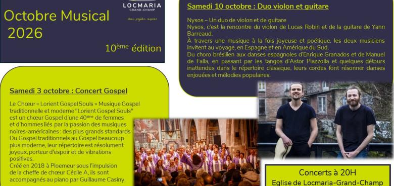 Octobre Musical 2026